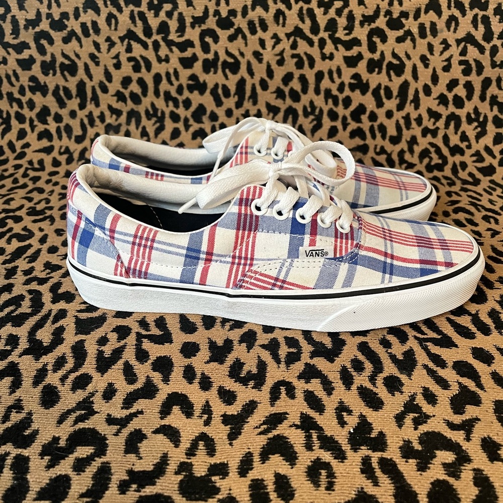 Plaid Vans Eras shoes